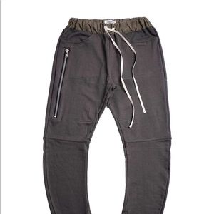 Drawstring zipper pants Fog yeezy style